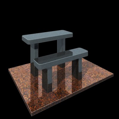 Комплект: стол и скамейка