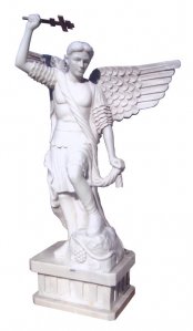Скульптура «Юноша Ангел» из мрамора