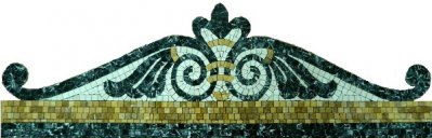 Мозаичный декор из натурального камня