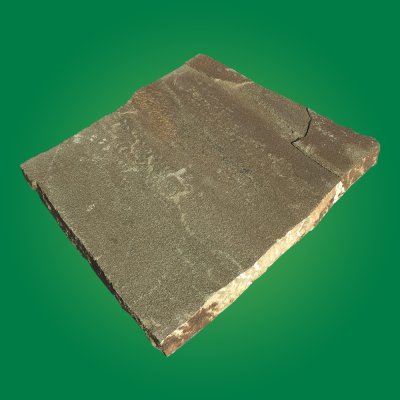 Плитняк песчаник серо-зеленый 30 - 35 мм