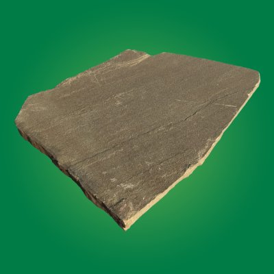 Плитняк песчаник серо-зеленый 20 - 25 мм