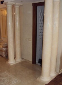Колонны из мрамора Crema Marfil
